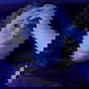 Woman awake in the middle of the night because she has lice